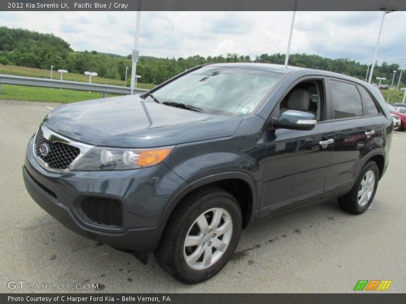 Pacific Blue / Gray 2012 Kia Sorento LX