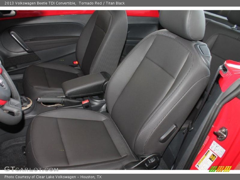Tornado Red / Titan Black 2013 Volkswagen Beetle TDI Convertible