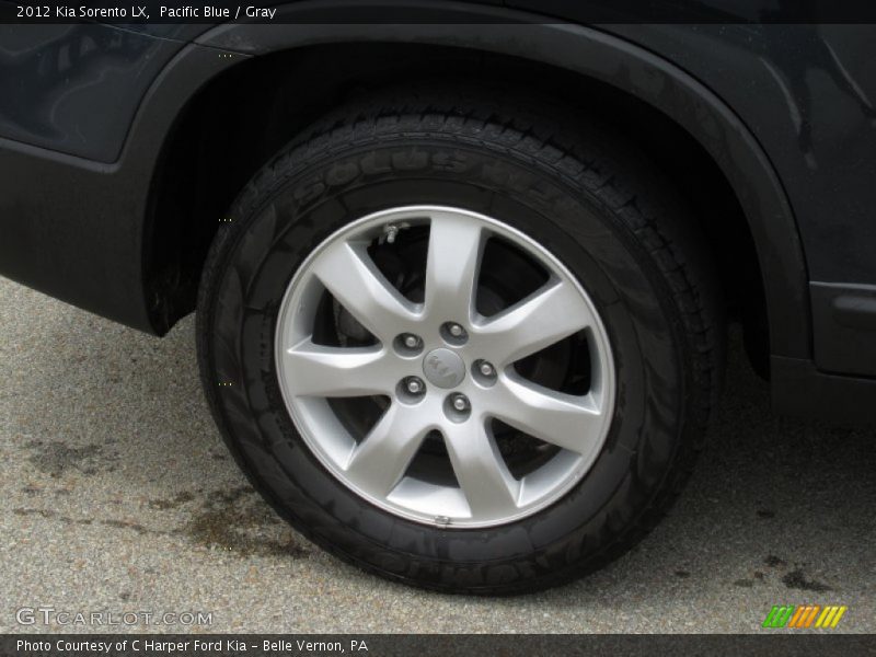 Pacific Blue / Gray 2012 Kia Sorento LX