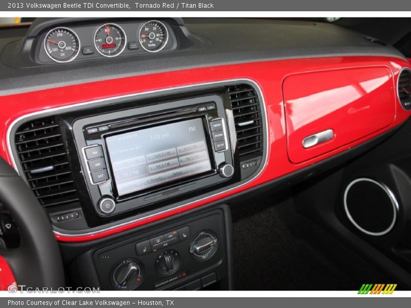 Tornado Red / Titan Black 2013 Volkswagen Beetle TDI Convertible