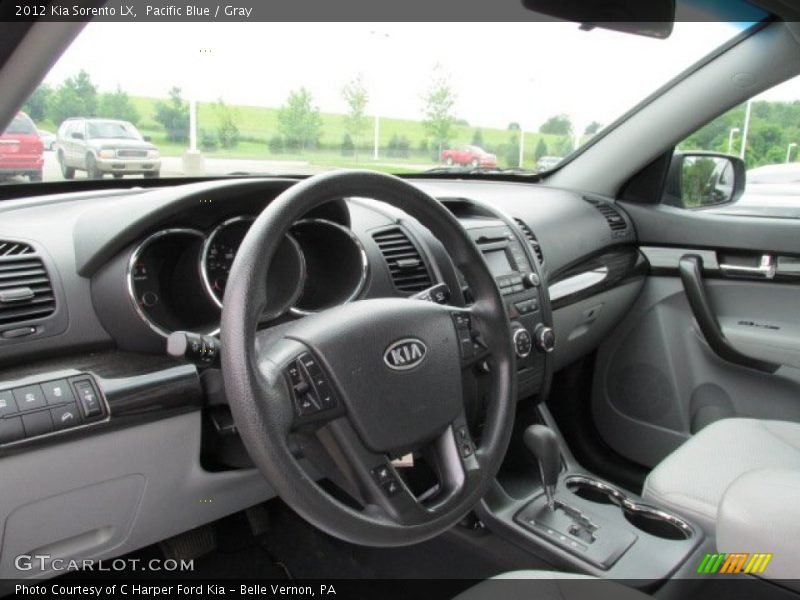 Pacific Blue / Gray 2012 Kia Sorento LX
