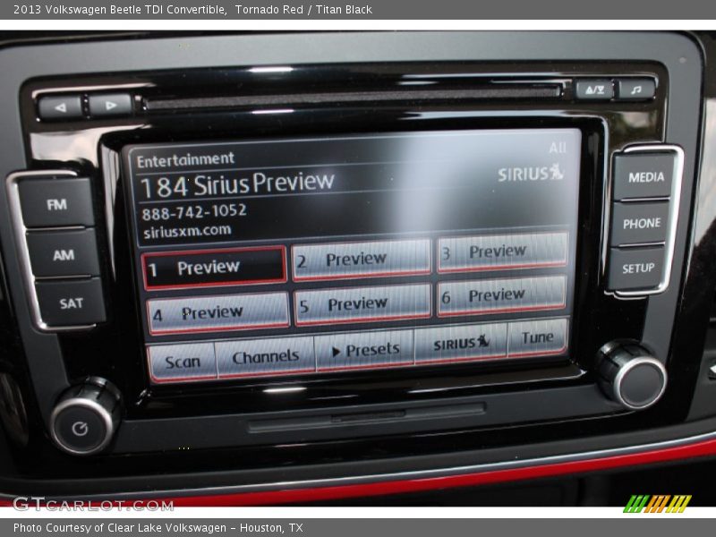 Tornado Red / Titan Black 2013 Volkswagen Beetle TDI Convertible