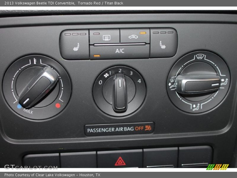Tornado Red / Titan Black 2013 Volkswagen Beetle TDI Convertible