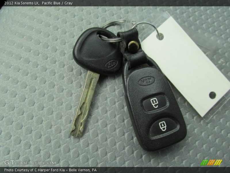 Pacific Blue / Gray 2012 Kia Sorento LX