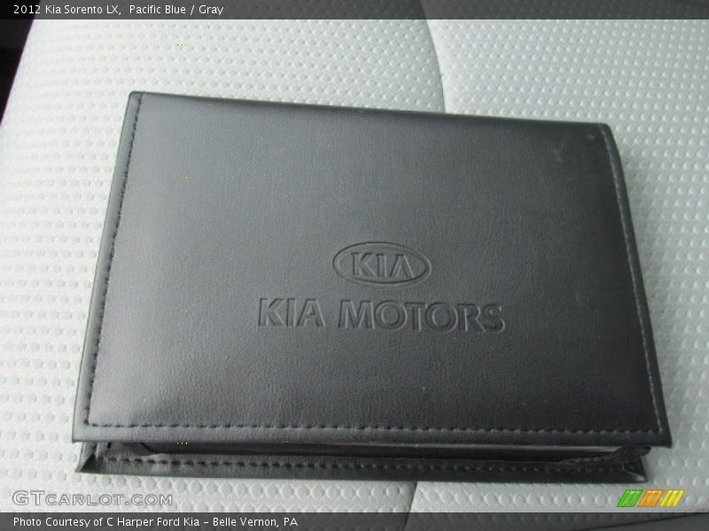 Pacific Blue / Gray 2012 Kia Sorento LX