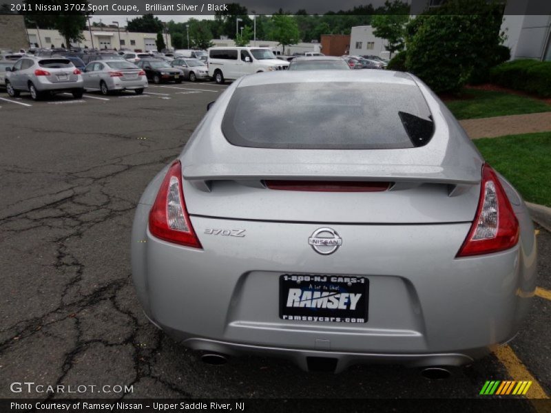 Brilliant Silver / Black 2011 Nissan 370Z Sport Coupe