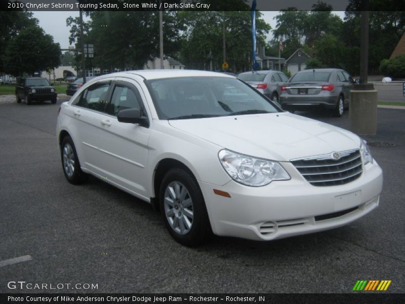Stone White / Dark Slate Gray 2010 Chrysler Sebring Touring Sedan