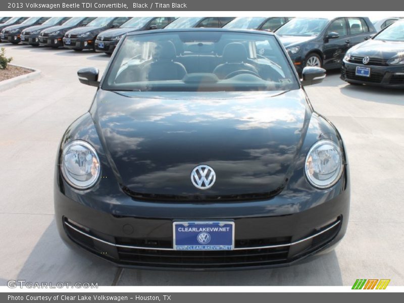 Black / Titan Black 2013 Volkswagen Beetle TDI Convertible