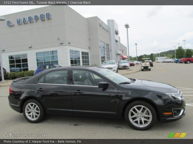Tuxedo Black Metallic / Charcoal Black 2012 Ford Fusion SEL