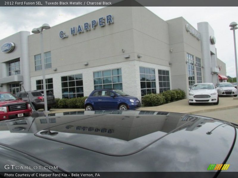 Tuxedo Black Metallic / Charcoal Black 2012 Ford Fusion SEL