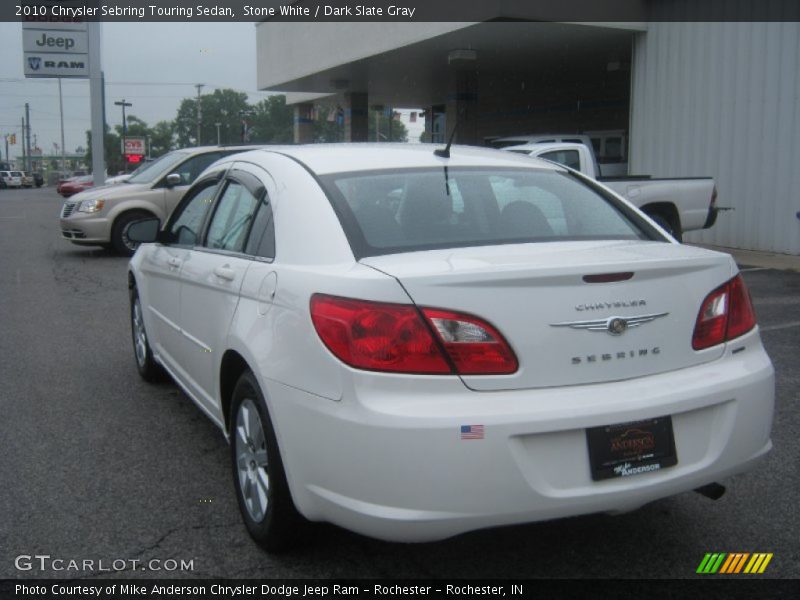 Stone White / Dark Slate Gray 2010 Chrysler Sebring Touring Sedan