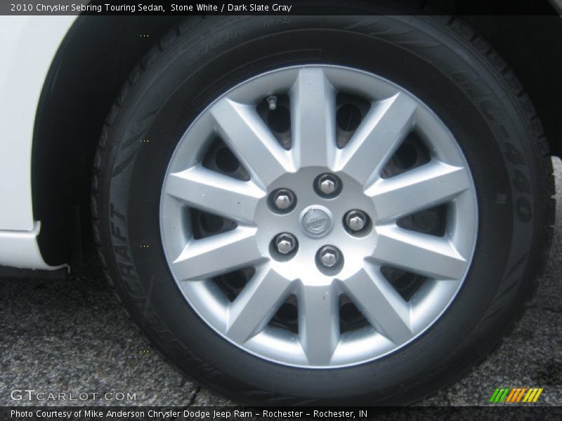 Stone White / Dark Slate Gray 2010 Chrysler Sebring Touring Sedan