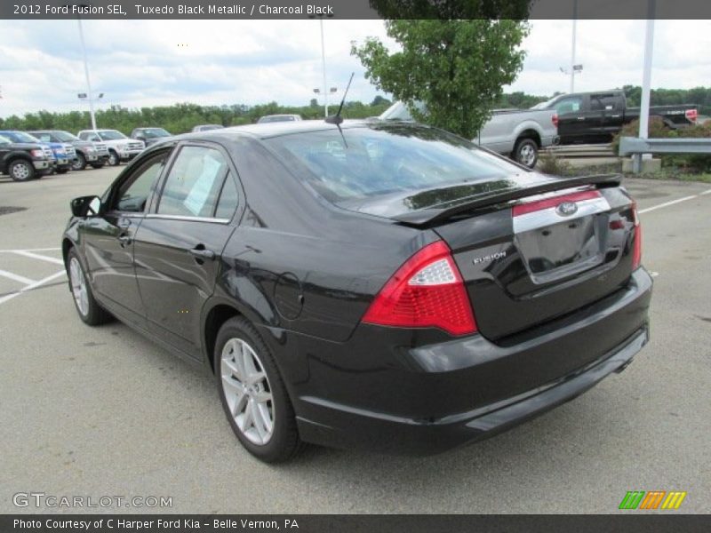 Tuxedo Black Metallic / Charcoal Black 2012 Ford Fusion SEL