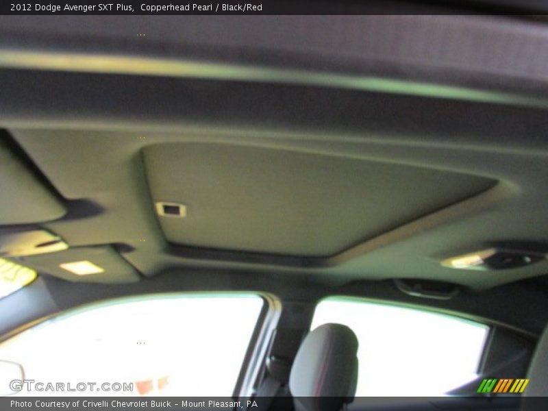 Copperhead Pearl / Black/Red 2012 Dodge Avenger SXT Plus