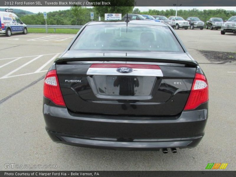 Tuxedo Black Metallic / Charcoal Black 2012 Ford Fusion SEL