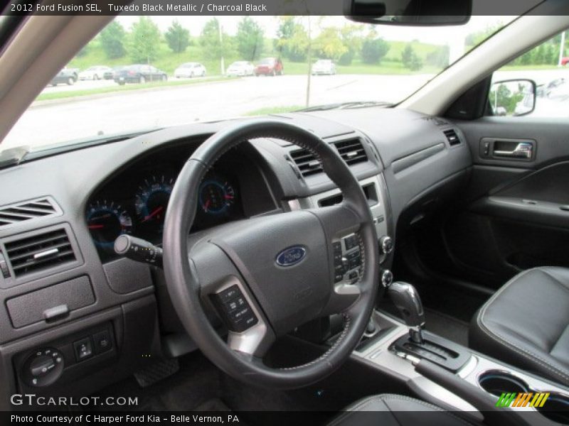 Tuxedo Black Metallic / Charcoal Black 2012 Ford Fusion SEL