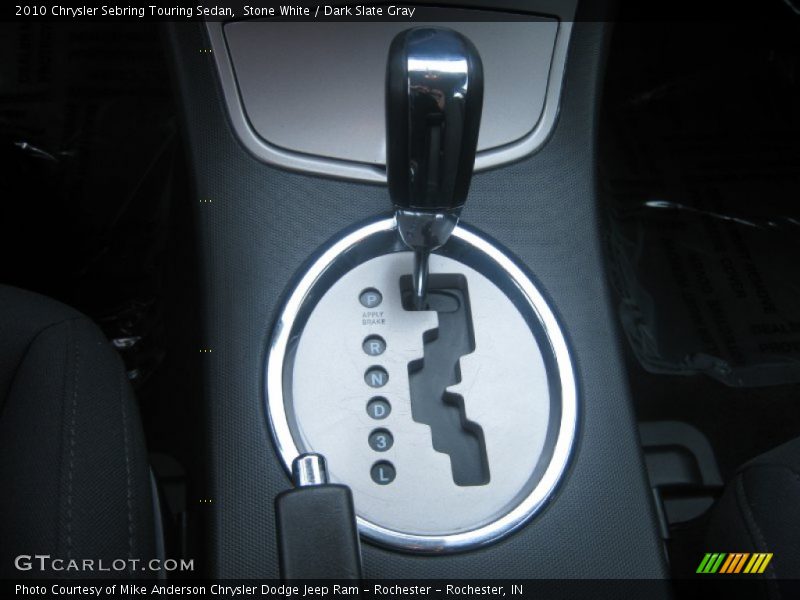 Stone White / Dark Slate Gray 2010 Chrysler Sebring Touring Sedan