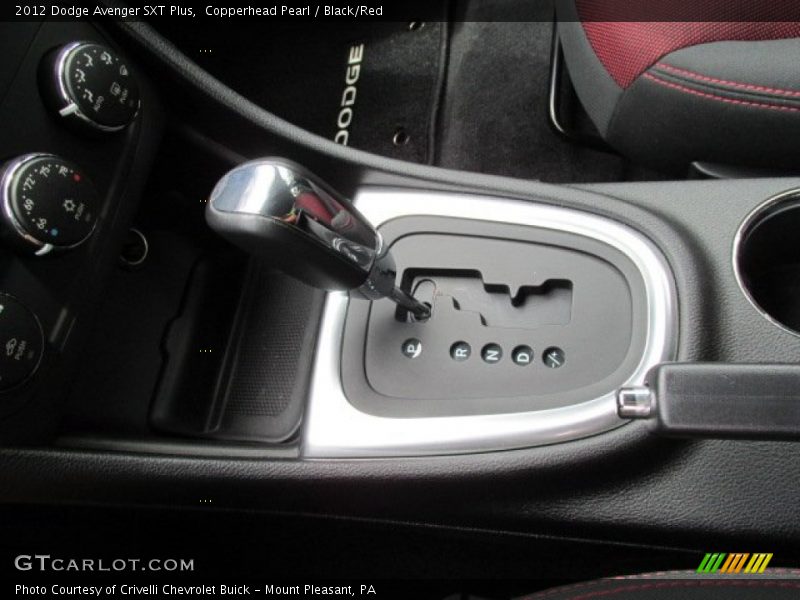 Copperhead Pearl / Black/Red 2012 Dodge Avenger SXT Plus