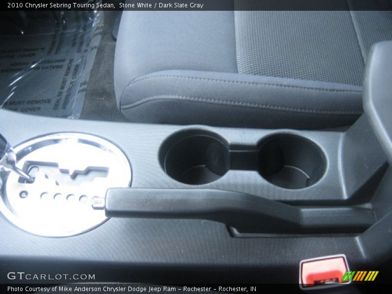 Stone White / Dark Slate Gray 2010 Chrysler Sebring Touring Sedan