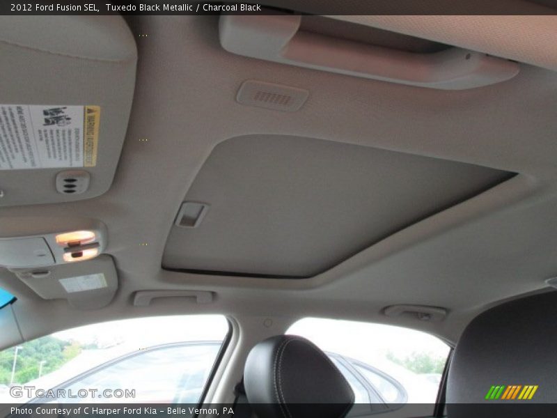 Tuxedo Black Metallic / Charcoal Black 2012 Ford Fusion SEL
