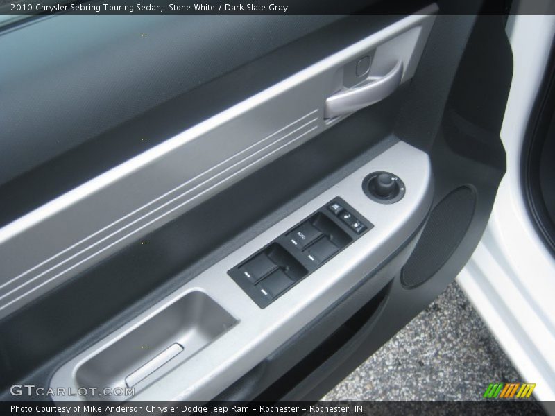 Stone White / Dark Slate Gray 2010 Chrysler Sebring Touring Sedan