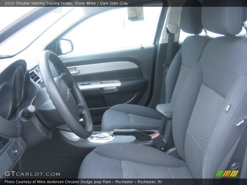 Stone White / Dark Slate Gray 2010 Chrysler Sebring Touring Sedan