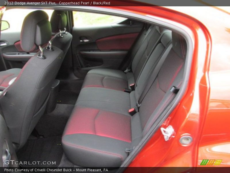 Copperhead Pearl / Black/Red 2012 Dodge Avenger SXT Plus