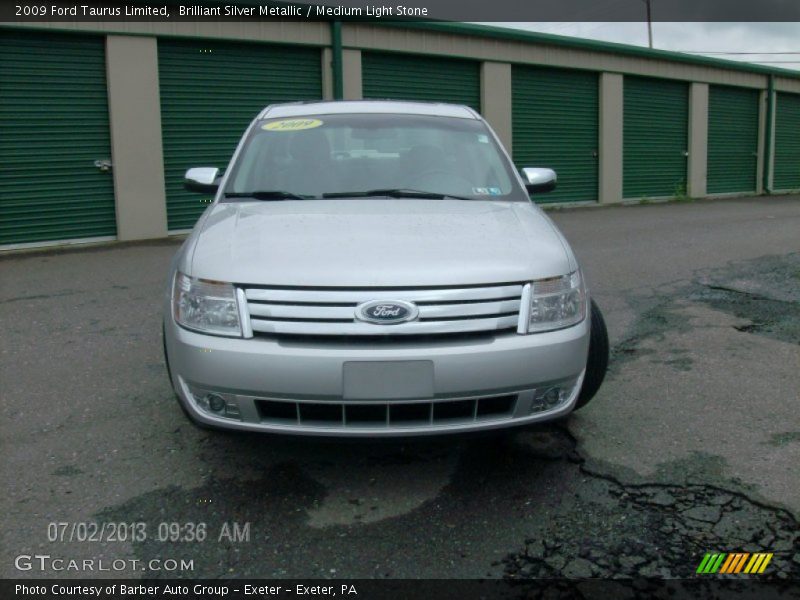 Brilliant Silver Metallic / Medium Light Stone 2009 Ford Taurus Limited