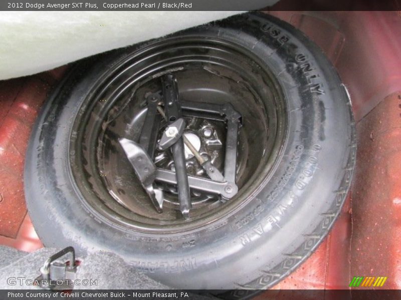 Copperhead Pearl / Black/Red 2012 Dodge Avenger SXT Plus