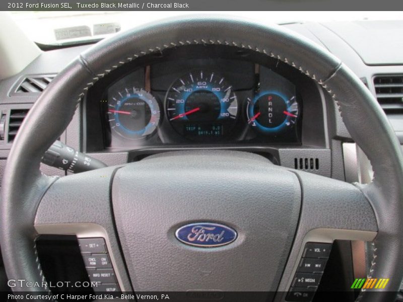 Tuxedo Black Metallic / Charcoal Black 2012 Ford Fusion SEL