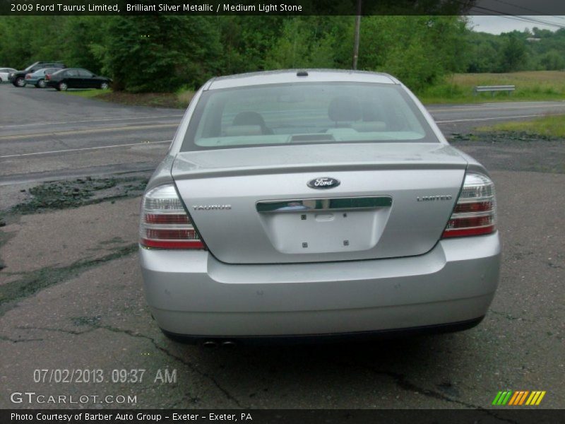 Brilliant Silver Metallic / Medium Light Stone 2009 Ford Taurus Limited