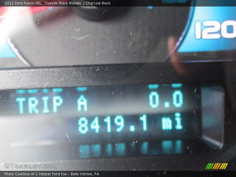 Tuxedo Black Metallic / Charcoal Black 2012 Ford Fusion SEL