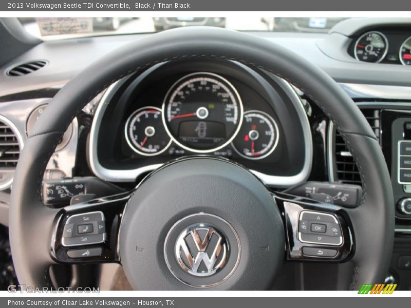 Black / Titan Black 2013 Volkswagen Beetle TDI Convertible
