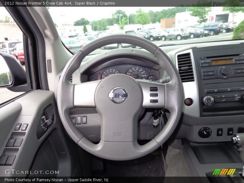 Super Black / Graphite 2012 Nissan Frontier S Crew Cab 4x4