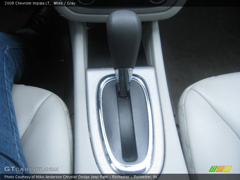 White / Gray 2008 Chevrolet Impala LT