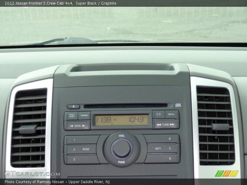Super Black / Graphite 2012 Nissan Frontier S Crew Cab 4x4
