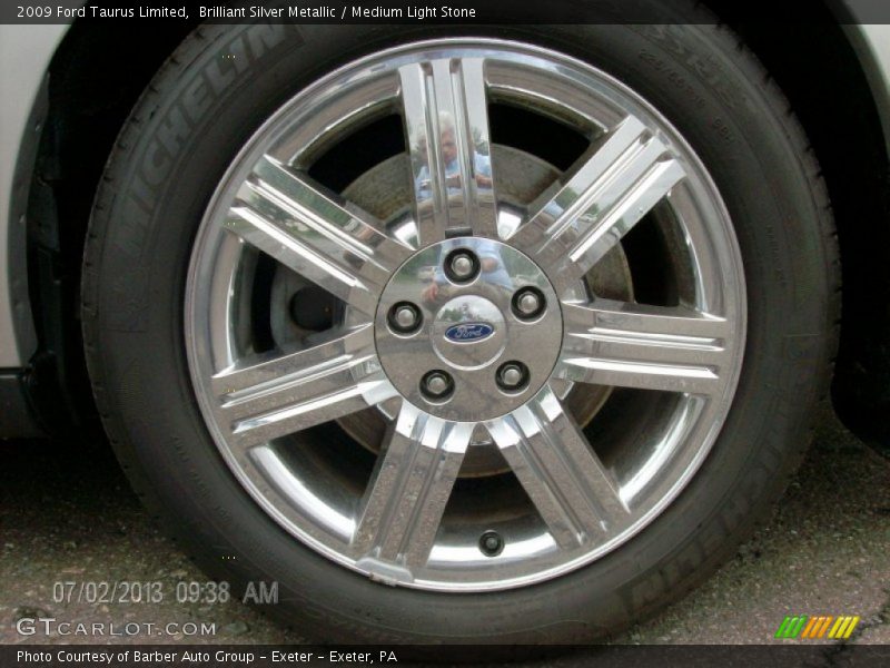 Brilliant Silver Metallic / Medium Light Stone 2009 Ford Taurus Limited