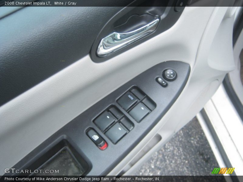 White / Gray 2008 Chevrolet Impala LT