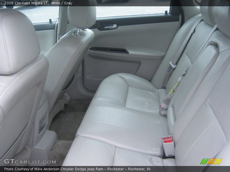 White / Gray 2008 Chevrolet Impala LT