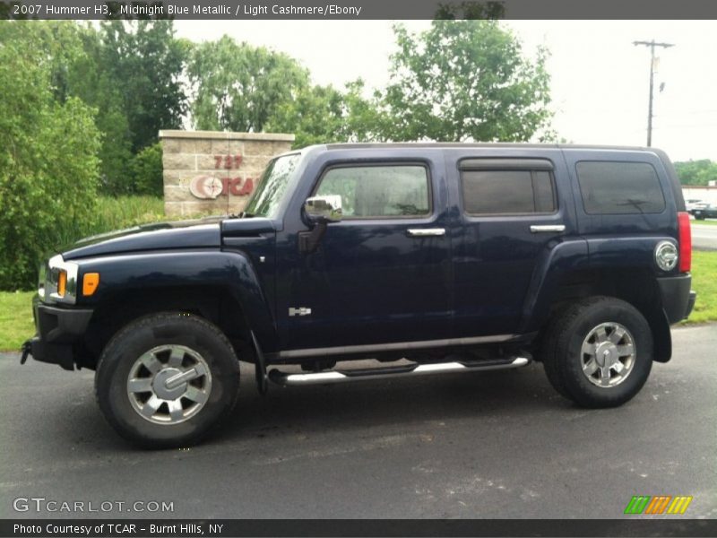 Midnight Blue Metallic / Light Cashmere/Ebony 2007 Hummer H3