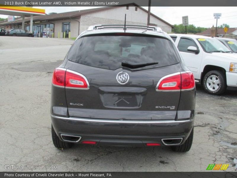 Iridium Metallic / Ebony Leather 2013 Buick Enclave Leather AWD