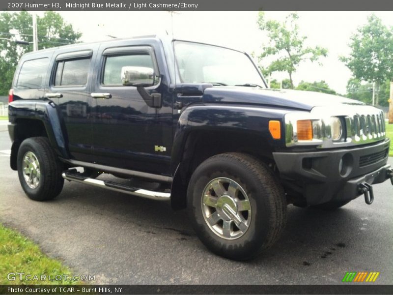 Midnight Blue Metallic / Light Cashmere/Ebony 2007 Hummer H3