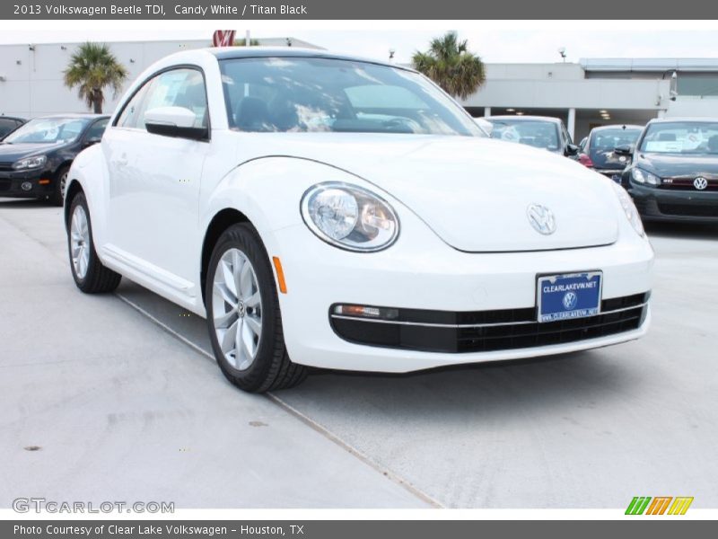 Candy White / Titan Black 2013 Volkswagen Beetle TDI