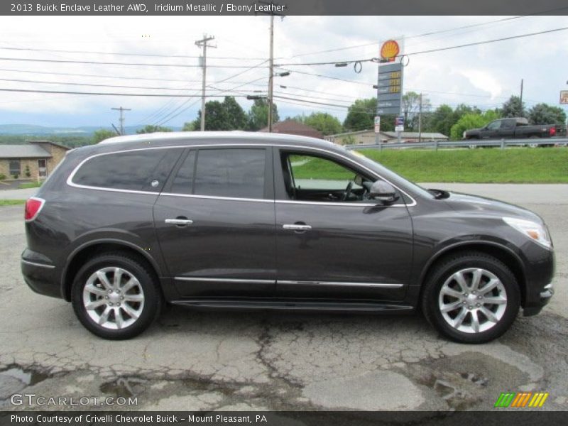 Iridium Metallic / Ebony Leather 2013 Buick Enclave Leather AWD