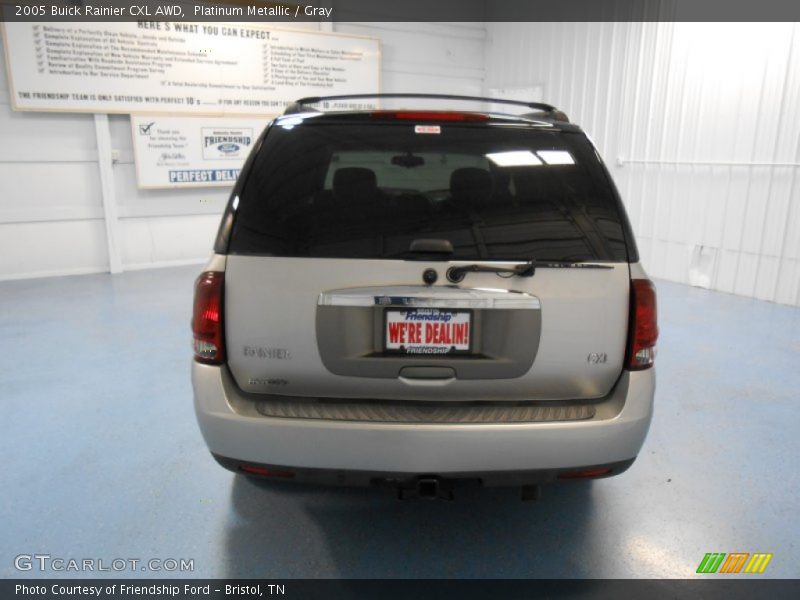 Platinum Metallic / Gray 2005 Buick Rainier CXL AWD