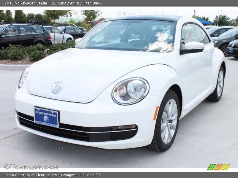 Candy White / Titan Black 2013 Volkswagen Beetle TDI