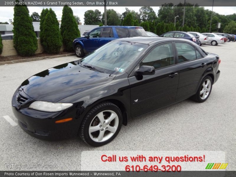 Onyx Black / Black 2005 Mazda MAZDA6 s Grand Touring Sedan