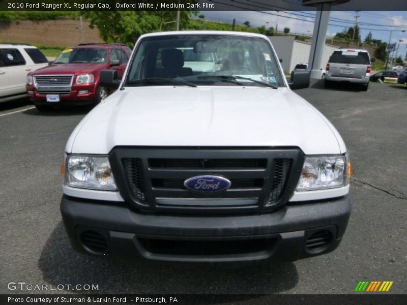 Oxford White / Medium Dark Flint 2010 Ford Ranger XL Regular Cab