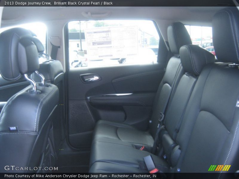Brilliant Black Crystal Pearl / Black 2013 Dodge Journey Crew