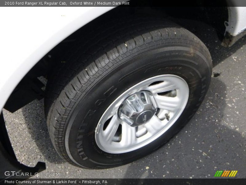 Oxford White / Medium Dark Flint 2010 Ford Ranger XL Regular Cab